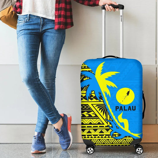 Palau Coconut Tree Luggage Covers