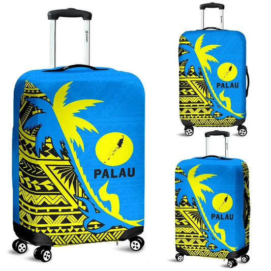 Palau Coconut Tree Luggage Covers