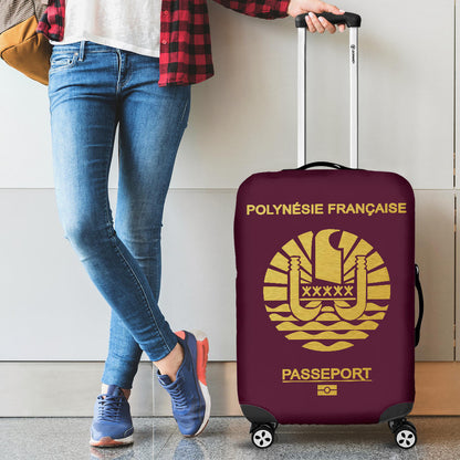 French Polynesia Passport Luggage Cover Bn04