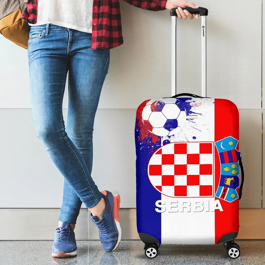 Luggage Covers Serbia Soccer