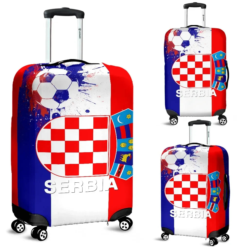 Luggage Covers Serbia Soccer