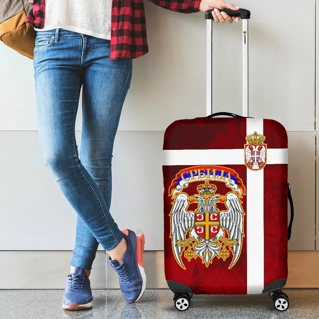Serbia Luggage Covers Best Serbian Eagle Tattoo
