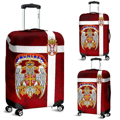 Serbia Luggage Covers Best Serbian Eagle Tattoo