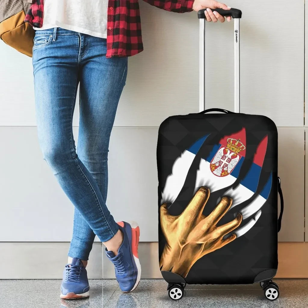 Serbia Luggage Covers Serbian Is Me