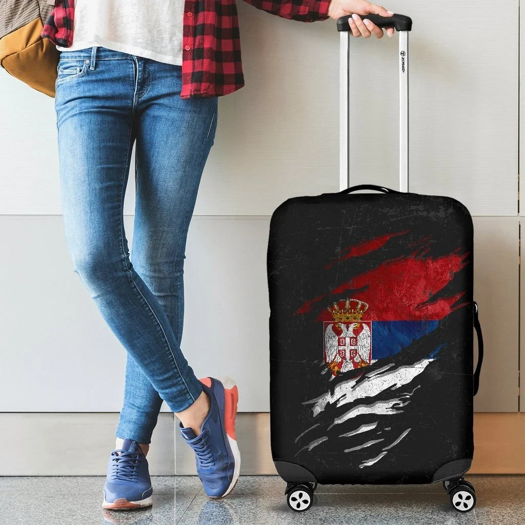 Serbia in Me Luggage Covers Special Grunge Style