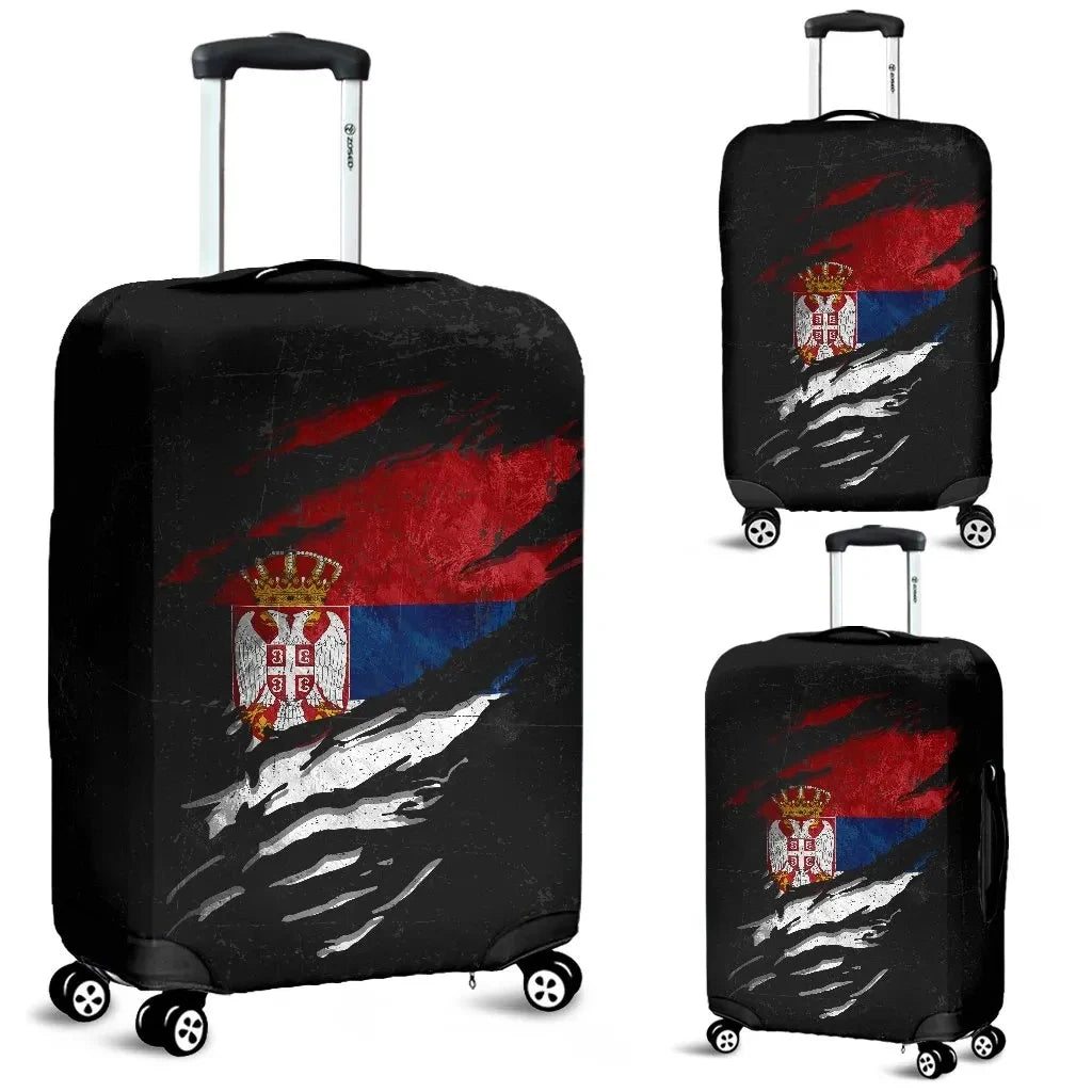 Serbia in Me Luggage Covers Special Grunge Style