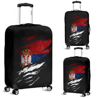 Serbia in Me Luggage Covers Special Grunge Style