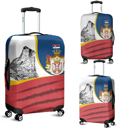 Serbia Luggage Covers Flag of Serbia