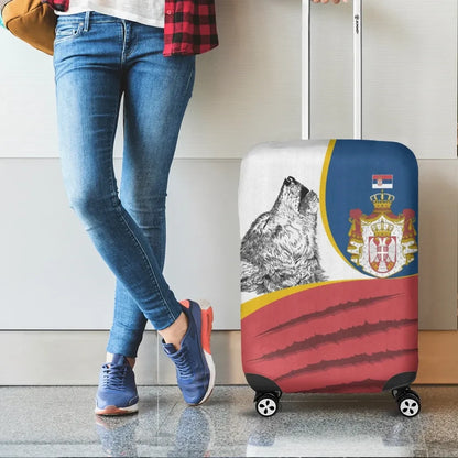 Serbia Luggage Covers Flag of Serbia