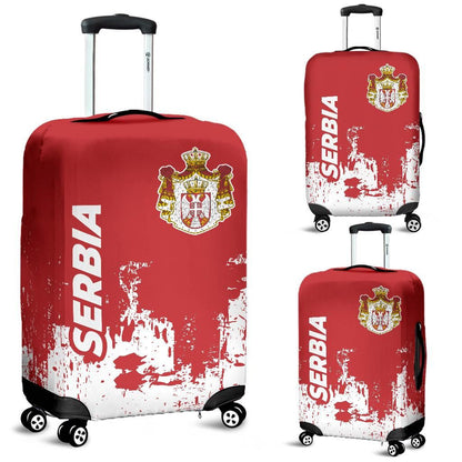 Serbia Luggage Cover Smudge Style 0