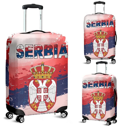 Serbia Luggage Covers Serbia National Flag and Emblem