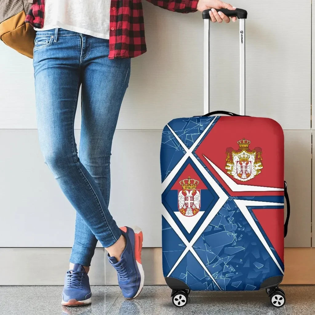 Serbia Luggage Covers Serbian Legend