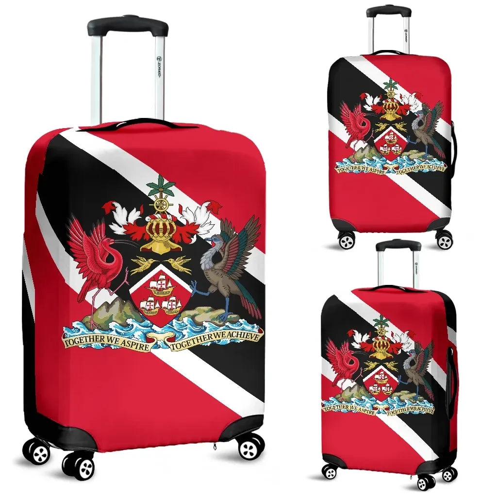 Trinidad And Tobago Luggage Cover Coat Of Arrms