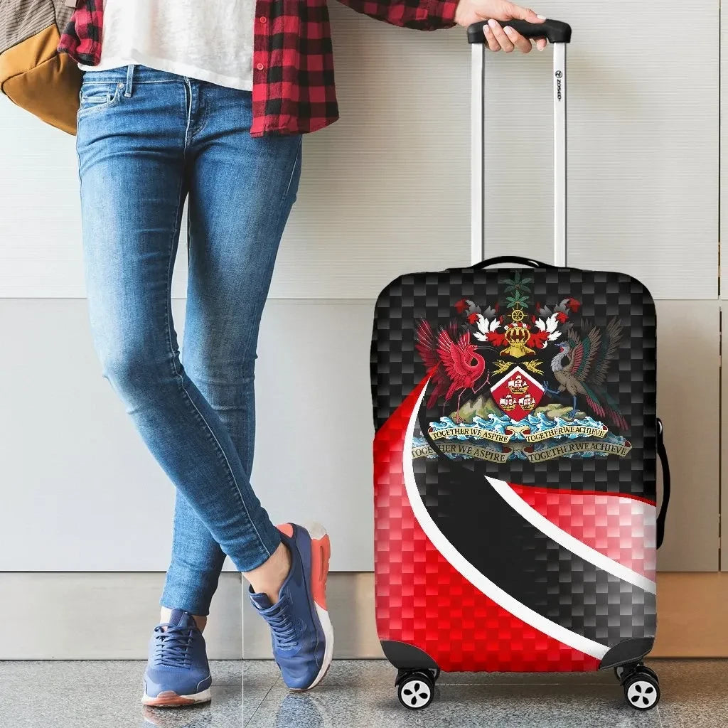 Trinidad and Tobago Luggage Covers Trinidad and Tobago Flag and Coat Of Arms