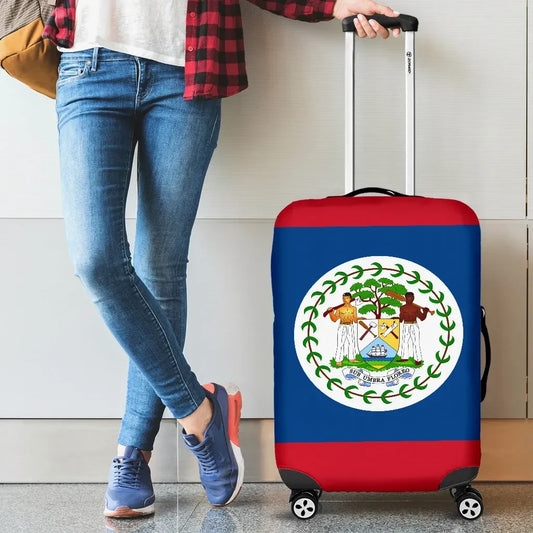 Belize Flag Luggage Cover