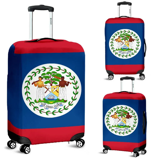 Belize Flag Luggage Cover