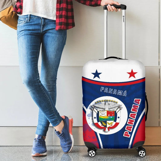 Panama Luggage Covers Circle Stripes Flag Version