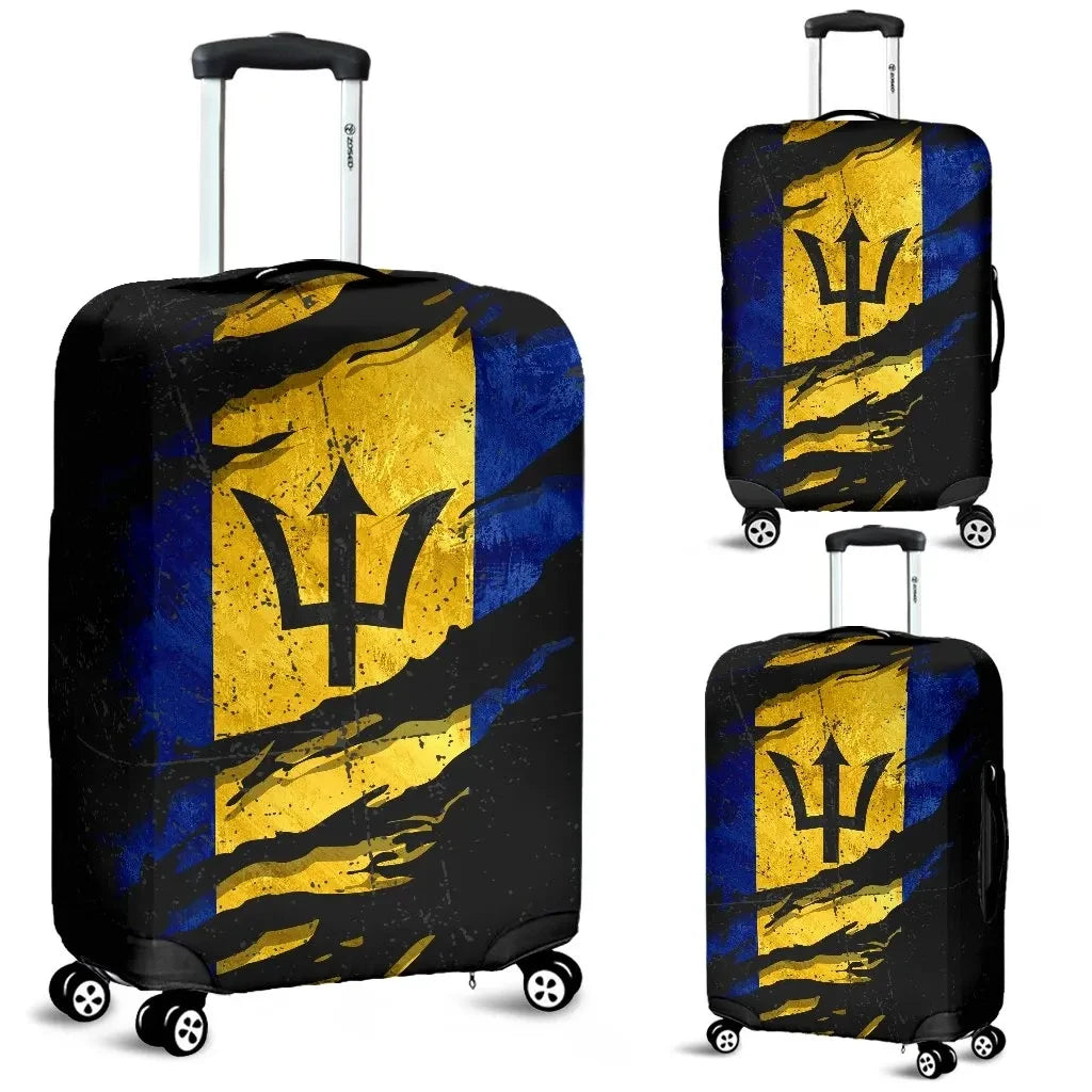 Barbados In Me Luggage Covers Special Grunge Style