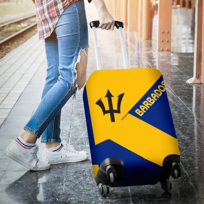 Barbados Luggage Covers Barbados Flag Style