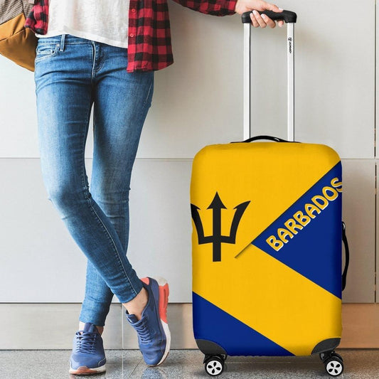 Barbados Luggage Covers Barbados Flag Style