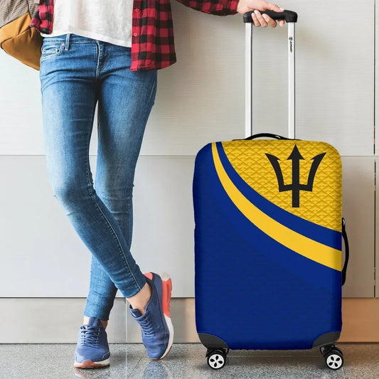 Barbados Luggage Covers Barbados Coat Of Arms and Flag Color