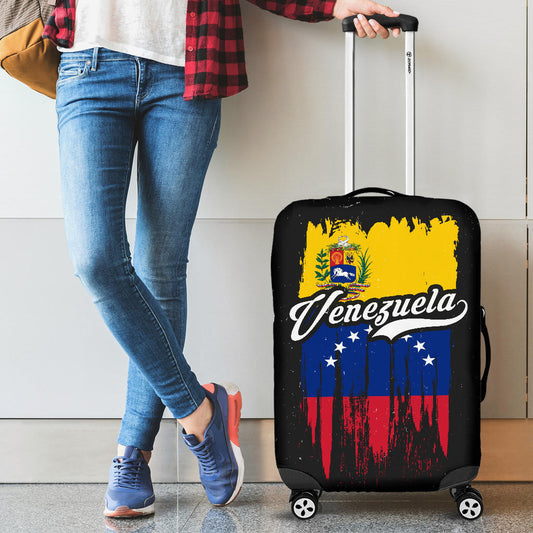 Venezuela Grunge Flag Luggage Cover