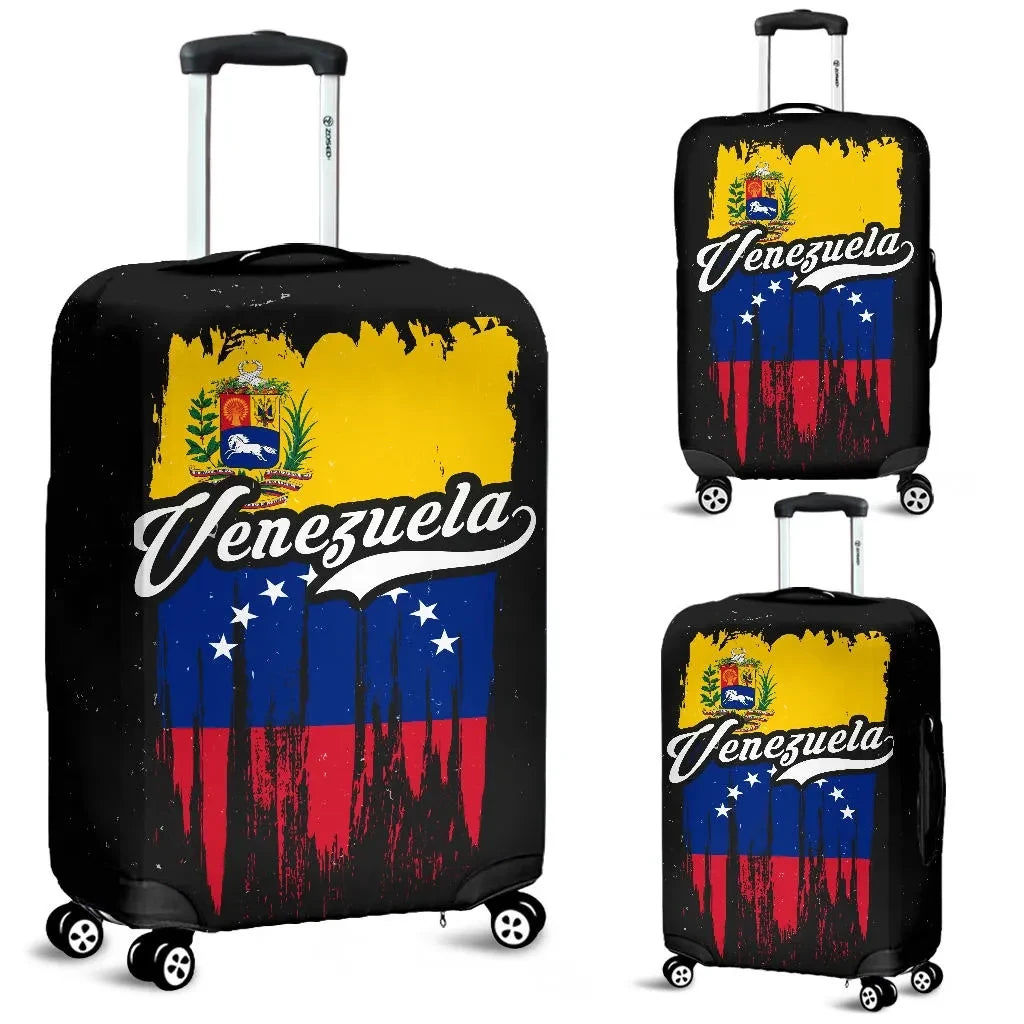 Venezuela Grunge Flag Luggage Cover