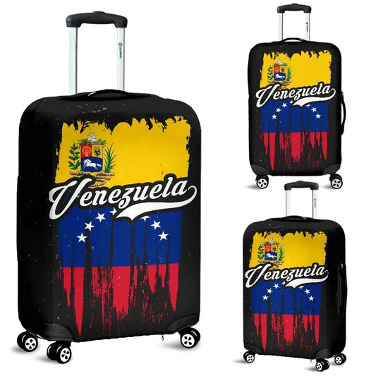 Venezuela Grunge Flag Luggage Cover