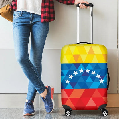 Venezuela Luggage Cover Polygon Venezuela Flag 01