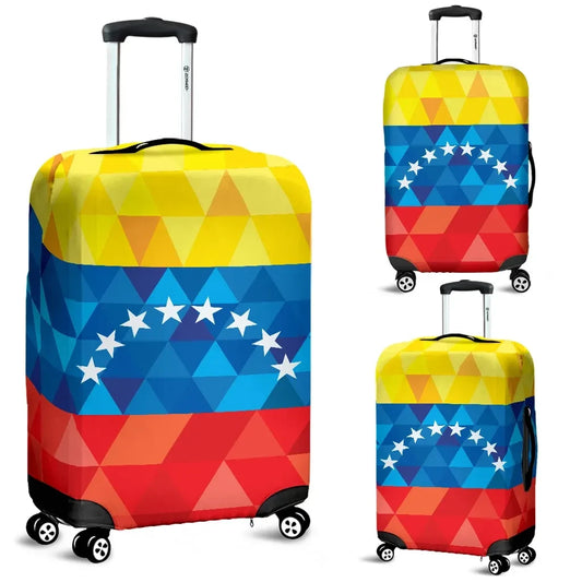 Venezuela Luggage Cover Polygon Venezuela Flag 01