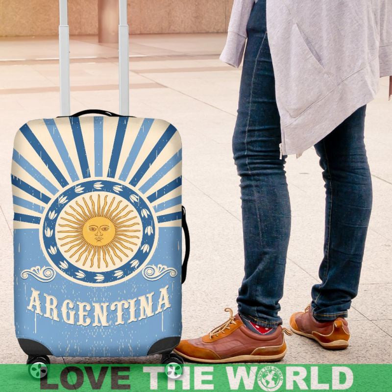 Vintage Argentina Luggage Cover