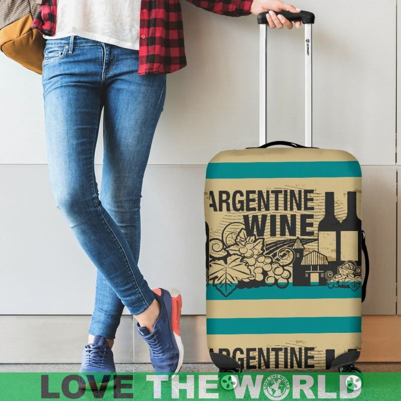 Argentine Wine Luggage Cover Ha8