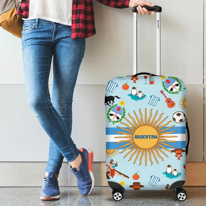 Argentina Symbols Luggage Covers Nn8