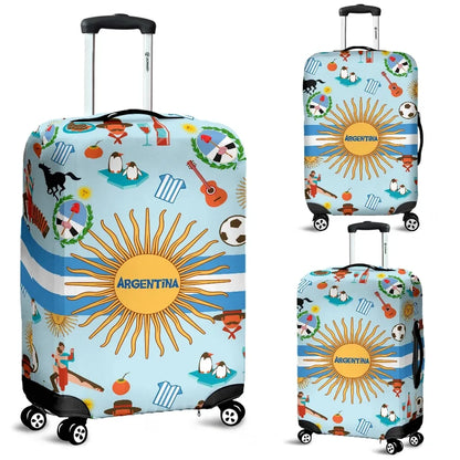 Argentina Symbols Luggage Covers Nn8