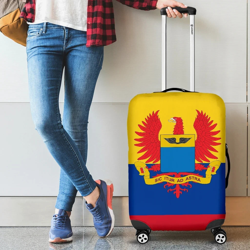 Coat Of Arms Of The Colombian Air Force Luggage Cover