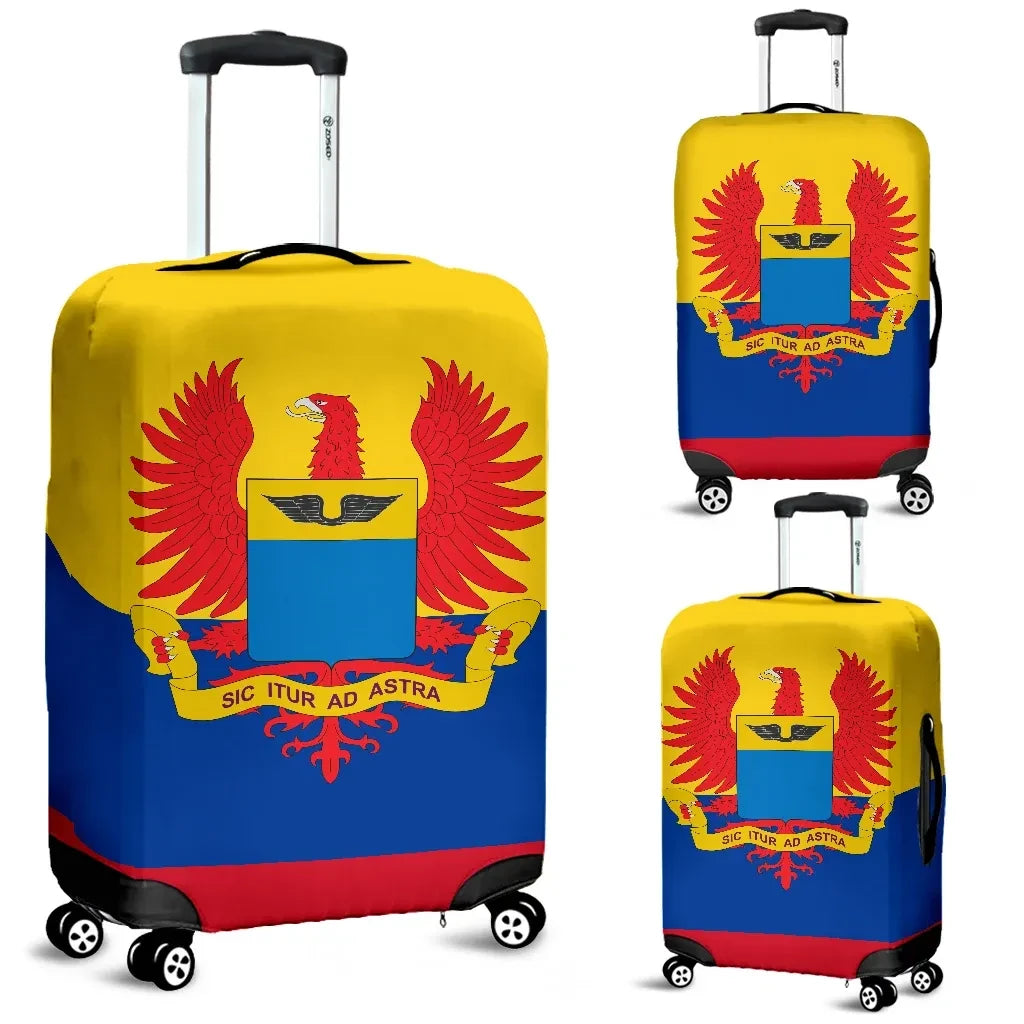 Coat Of Arms Of The Colombian Air Force Luggage Cover