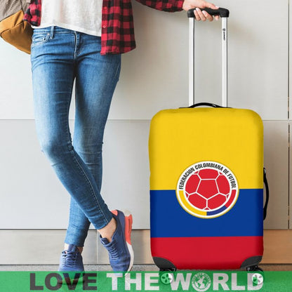 Colombia National Football Luggage Cover Nn4