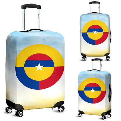 Colombia Air Force Roundel Luggage Cover
