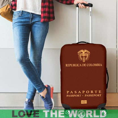 Colombia Passport Luggage Cover Bn04