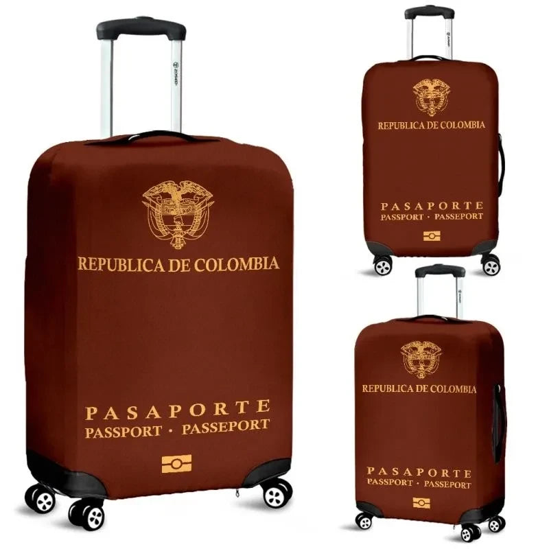 Colombia Passport Luggage Cover Bn04