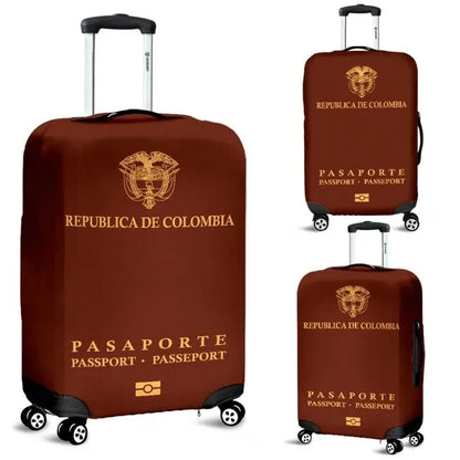Colombia Passport Luggage Cover Bn04
