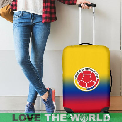 Colombia National Football Luggage Cover 02 Nn4