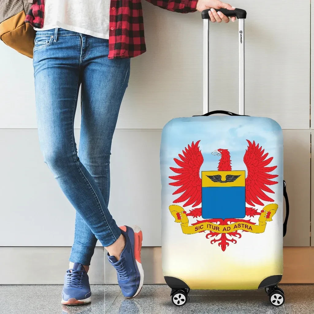 Colombia Air Force Coat Of Arms Luggage Cover