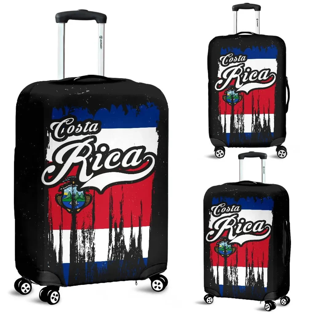 Costa Rica Grunge Flag Luggage Cover
