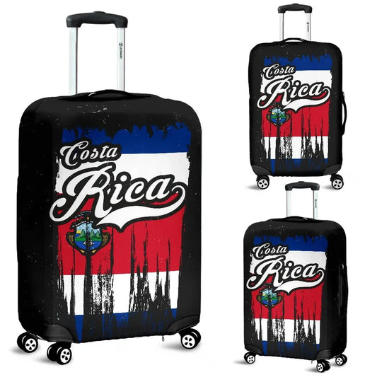 Costa Rica Grunge Flag Luggage Cover