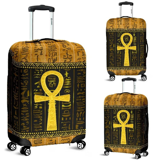 African Luggage Covers Ankh Egypt