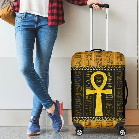 African Luggage Covers Ankh Egypt