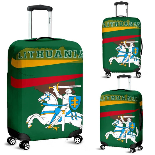 Lithuania Flag Luggage Covers Map Version
