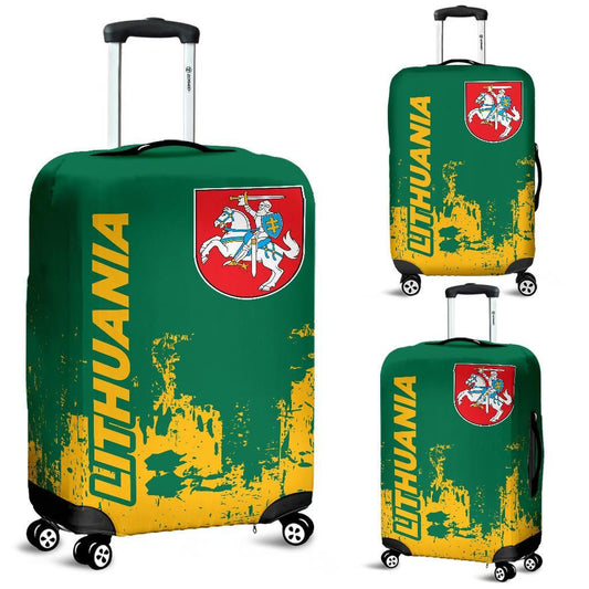Lithuania Luggage Cover Smudge Style 0