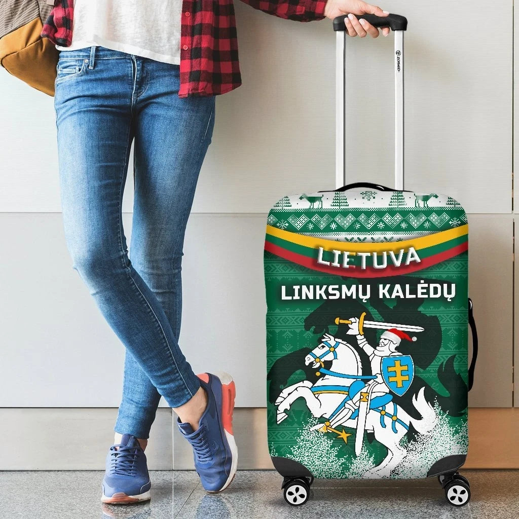 Lithuania Christmas Luggage Covers Simple Vibes Version